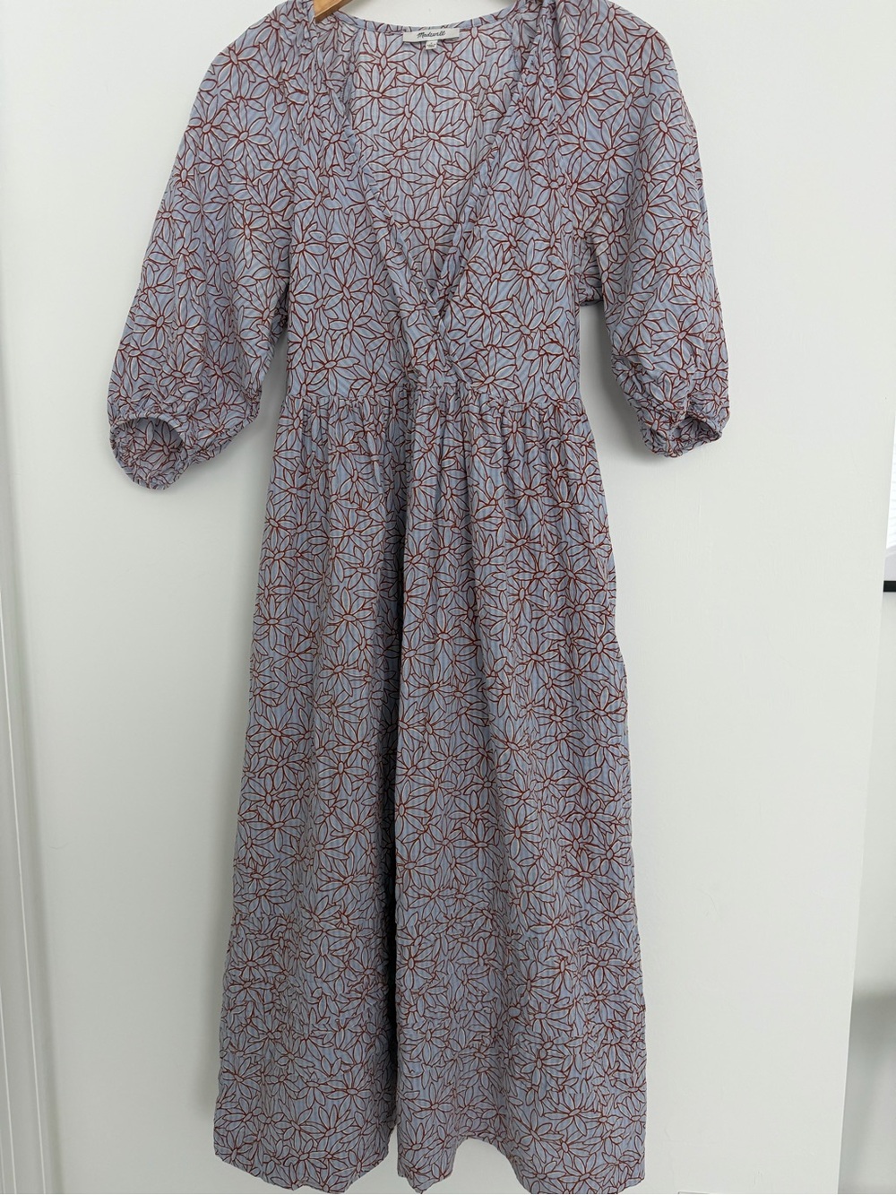 Madewell Marianna midi dress Dream On Daisies floral pattern cottage peasant - Picture 5 of 16
